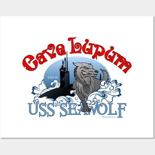 Cave Lupum - USS Seawolf SSN21 Posters and Art